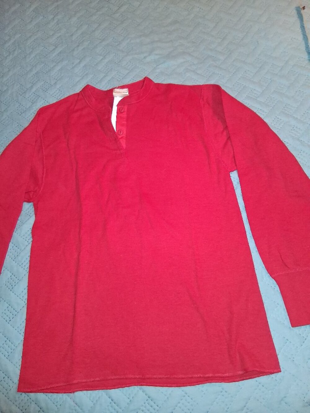 LL Bean Women's 2-Layer Henley Thermal-size M